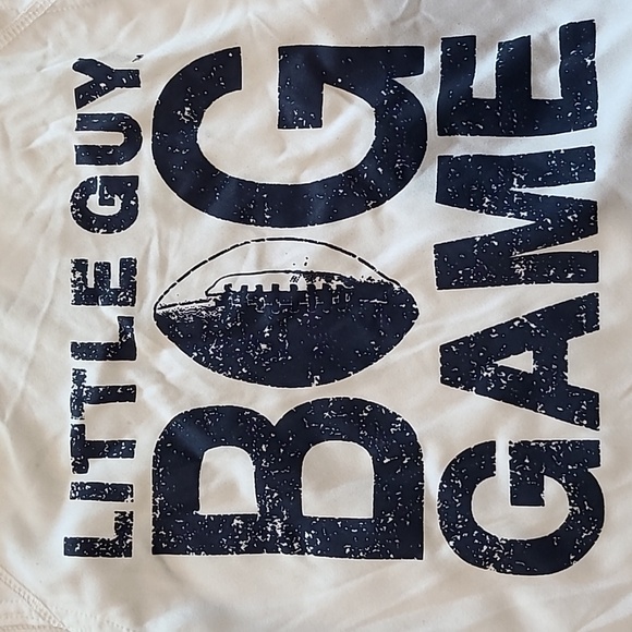 Little Guy Big Game Kids Sleeveless Shirt With Matching Shortw Size 7 - Picture 2 of 8